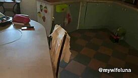 Luna Green hunts chestnuts, stumbles on big cock for ass... oopsie!