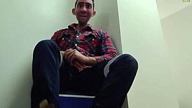 step gay dad eats rubber with hot dilf stepuncle after bad day 😏