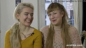 amateur lesbians play with toys