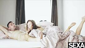 milf rides to orgasm, big tits bouncing