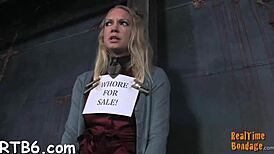 My Heart Races Seeing Hot Babe Bound and Whipped on Smooth Ass in Rough Domination