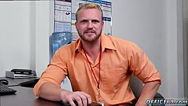 Young And Old Gay Men Wrestle Into Intense Sex On First Work Day