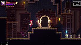 Scarlet maiden faces intense boss battle in hentai game part 3, exploring new erotic areas.