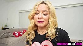 Step Dad Comforts Step Daughter Intimately