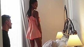 Beautifully intimate moments with a hot black milf