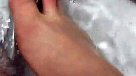 Taking Off My Nylon for a Refreshing Shower Experience