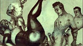 hey, these vintage erotic drawings are wild to look at, right?