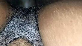 I watched an old man breed a mature ebony milf with a deep creampie. Pure chocolate heat!