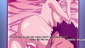 Girlfriend Takes Cum from Friends in Uncensored Hentai