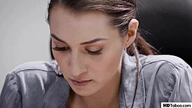 PAWG Secretary Bella Rolland Seduces Cheating Husband in Office