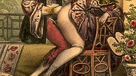 Look at this vintage cartoon illustration