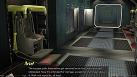 Wow, first kiss with redhead Haylee in space adventure 33! 😍