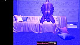 卡通妹独坐等性爱暗示