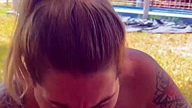 mi amigo me invitó a la quinta y, oops, le terminé chupando la pija