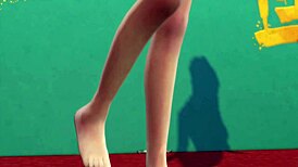 dexter feels excited using x-ray glasses to see big tits naked in sims 4