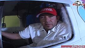 Petite 18yo Teen With Small Tits Gets Hot Car Fuck