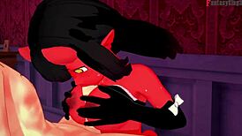 meru the succubus fucking in fantasy 😈