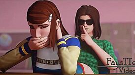 Erica completely lost her shame!