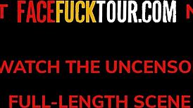 Face fuck tour with curvy Latina craving gringo cock! 😜