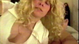 Busty Brunette Roleplays As Blonde Nurse And SUCKS Patient's COCK Until Relief!