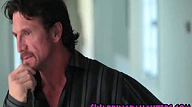 Hot teen rides stepdad's cock hard and takes cumshot after oral!