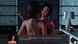 Watch this nun get bound and fucked by a big cock in the game