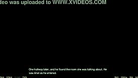 Wow, first kiss with redhead Haylee in space adventure 33! 😍