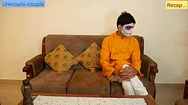 Horny Desi Sali Sapna Rides Jiju During Festival Celebration