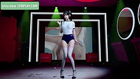 Feeling Wet While Riding Monster Cock in Hentai