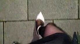 亚洲人妖高跟办公室装户外猛撸