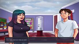 New episode of the Summer time saga unc, a dating game with anime-style artwork