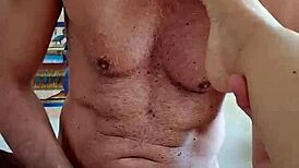 Teresa Takes My Cock in Mouth, Armpits, and Makes Me Cum with Feet