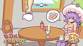 Futanari Chef Takes Huge Cock In Ass. Game Ep 5 Explodes With Cumshot.