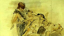 Vintage erotic illustration