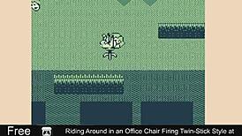 Playing a Game Boy Advance game in an erotic manner