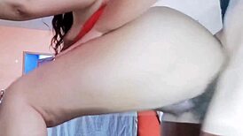 Stepmom whispers, He cheated, so give me the best homemade fuck ever, real amateur style.