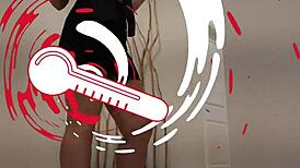 Eliza Rae为幸运观众变成脱衣舞娘，挑逗女穿男裸