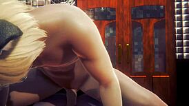 Hentai Uncensored 3D - Karen Gets POUNDED in Pussy and Anal in Wild Japanese Game