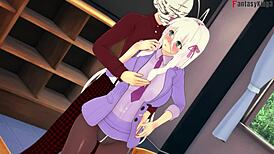 akeno has a surprise for you in hs dxd ntr madness 7 full movie!