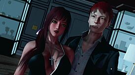 Watch this nun get bound and fucked by a big cock in the game