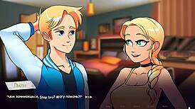 Complete Gameplay - Life in Woodchester Part 5 with Redhead Deepthroat Action