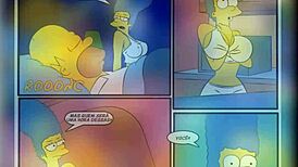 História Em Quadrinho Pornô - Simpsons Cartoon Paródia Sexo Policial! 😂