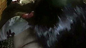 Neighbor helps wife while husband works