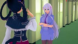 akeno has a surprise for you in hs dxd ntr madness 7 full movie!