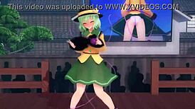 Feeling The Intense Emotions In Kokoro's Revenge As Lesbians Squirt And Play With Small Tits In This MMD Animation