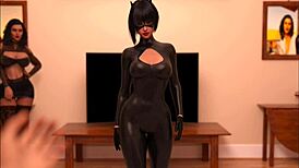 Hot anime babes shake their big tits in 3D porn