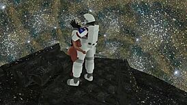 is quantum lust evolving in space with big tits?