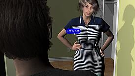 Matt plays rough with bus stop girl in shaved pussy creampie roleplay.