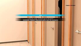 Uh, Mark helpin’ his step-mom with dress change, ya know?