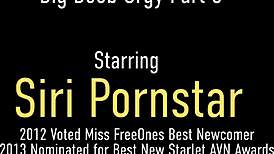 amazing orgy with redhead siri pornstar sharing cocks. blonde and friends join in